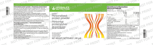 Formula 3 - Personal Protein Powder