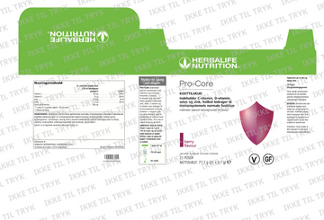 Pro-Core | Immune booster - Berry 20 a bags 3.7 g - 0